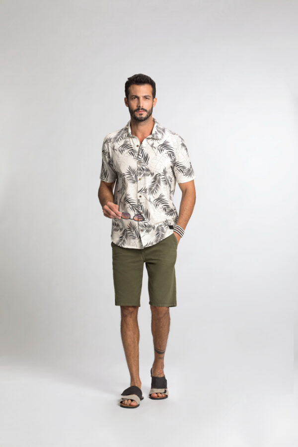 Camisa Ad. Masculina c/ Frente Abierta